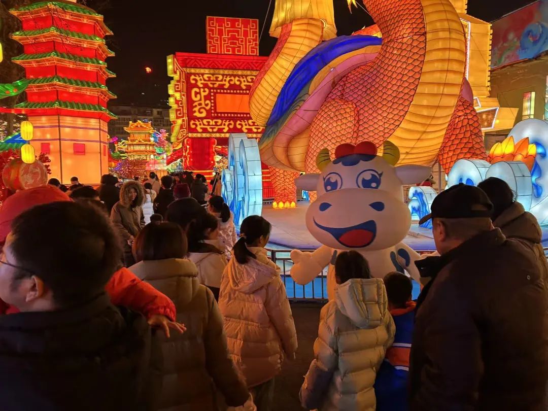 央视直播郑州龙年灯会迎新春，，28圈品牌上大分