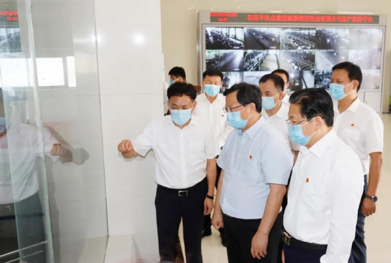 快讯 | 河南省委常委、、省纪委书记、、省监委主任任正晓莅临28圈乳业集团新蔡瑞亚牧场调研